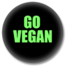 Go Vegan Button