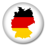 Deutschland Button - Silhouette