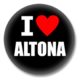 Hamburg Ansteckbutton - I Love Altona