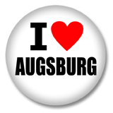 I love Augsburg Ansteckbutton