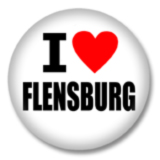 I love Flensburg Ansteckbutton