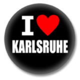 I love Karlsruhe Button