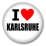 I love Karlsruhe Ansteckbutton