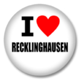 I love Recklinghausen Ansteckbutton