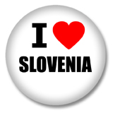 Slowenien Button - I love Slovenia