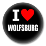 I love Wolfsburg Button