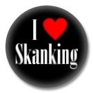 I Love SKAnking Button Badge / Ansteckbutton