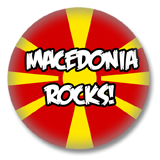 Mazedonien Button - Macedonia Rocks