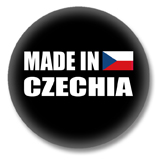 Tschechien Button - Made in Czechia