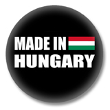 Ungarn Button - Made in Hungary