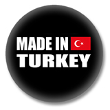 Türkei Button - Made in Turkey