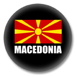 Mazedonien Flagge Ansteckbutton