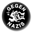 Gegen Nazis Button Badge / Ansteckbutton