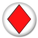 Button Badge / Ansteckbutton - Karo Ass