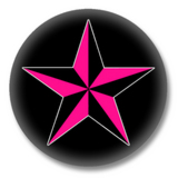 Pinker Nauticstar Button Badge / Ansteckbutton
