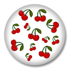 Kirschen Button Badge / Rockabella Style