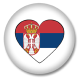 Serbien Ansteckbutton