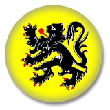 Belgien Flandern Flagge Button