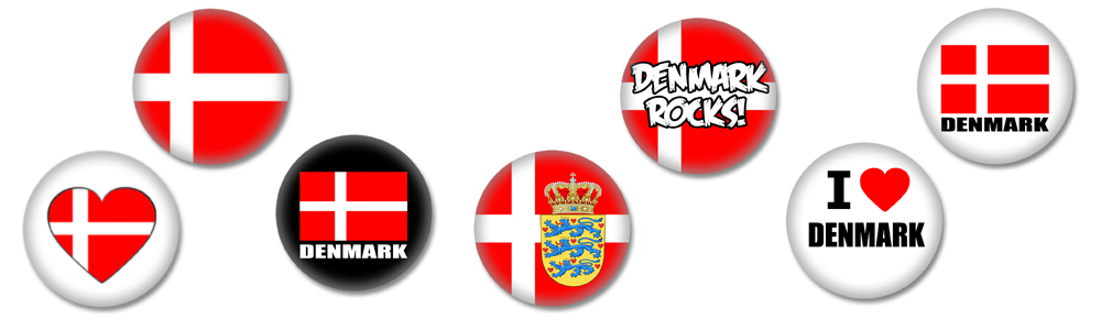 Dänemark Buttons