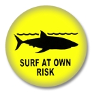 Surfing Button Badge / Ansteckbutton