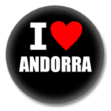 Andorra Ansteckbutton - I Love Andorra