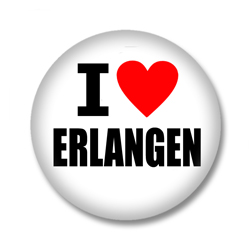 I love Erlangen Ansteckbutton