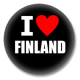 Finnland Ansteckbutton - I Love Finland