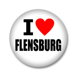 I love Flensburg Ansteckbutton