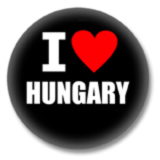 Ungarn Ansteckbutton - I Love Hungary