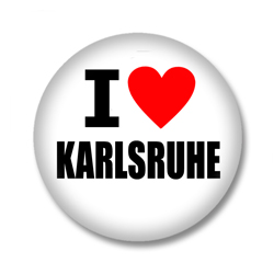 I love Karlsruhe Ansteckbutton