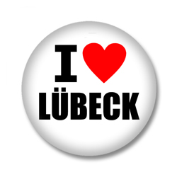 I love Lübeck Ansteckbutton