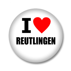 I love Reutlingen Ansteckbutton