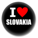 Slowakei Ansteckbutton - I Love Slovakia