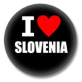 Slowenien Ansteckbutton - I Love Slovenia