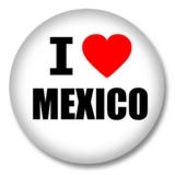 Mexiko Button — I love Mexico