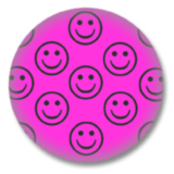 Pinker Smilies Button